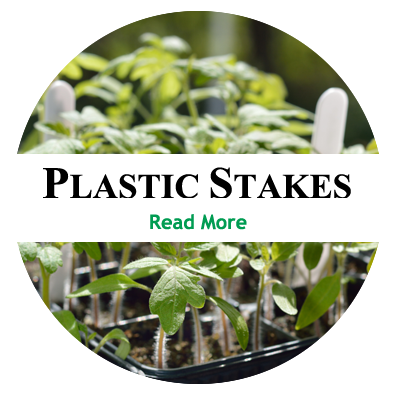 plastic pot stakes from Dayton Garden Labels
