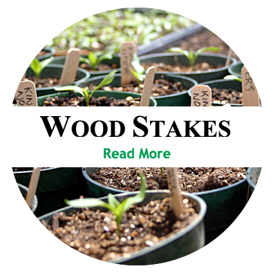 wood stakes from Dayton Garden Labels